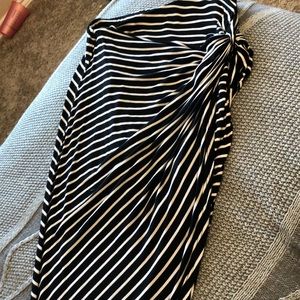 Black and white skirt